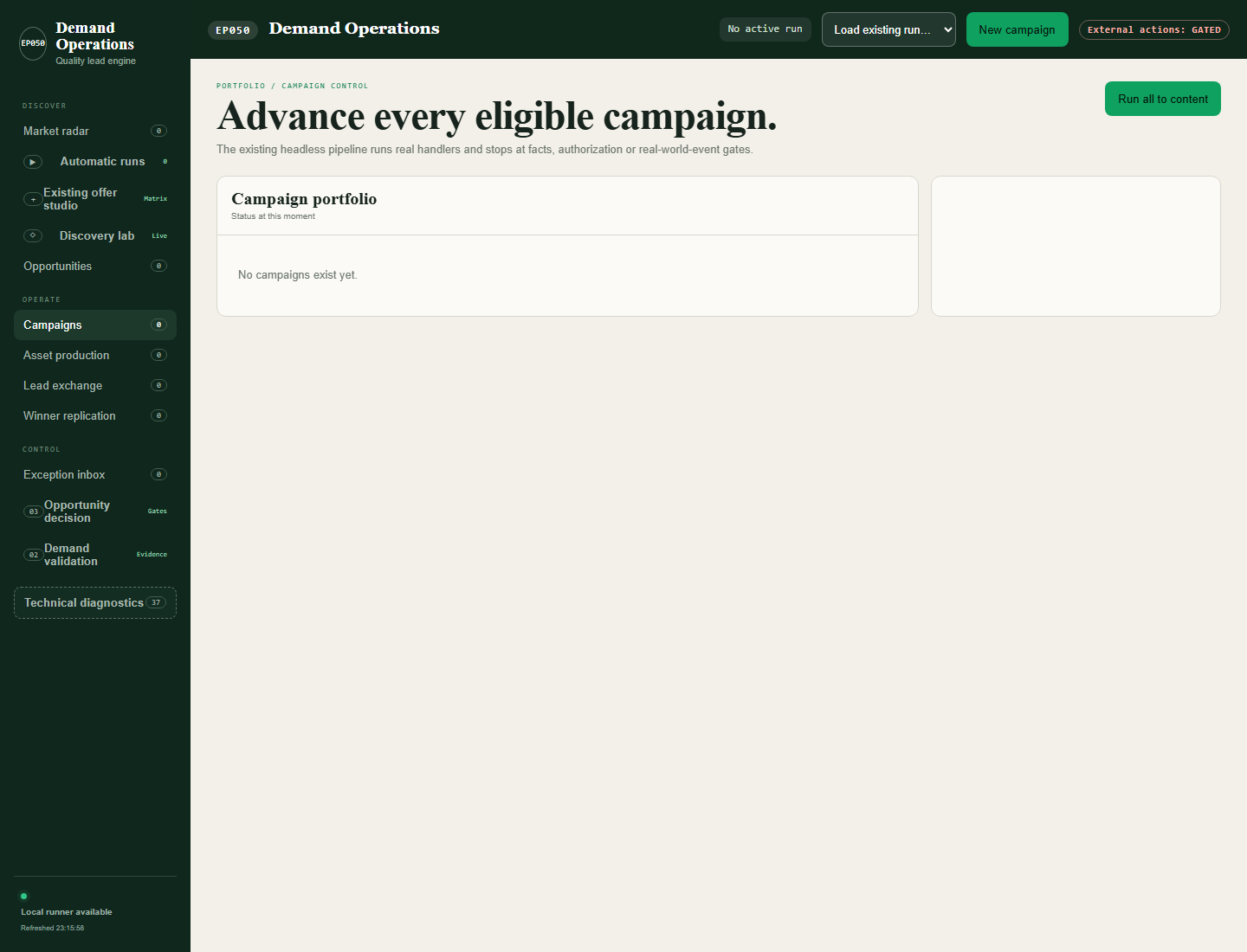 Demand Operations — Campaigns