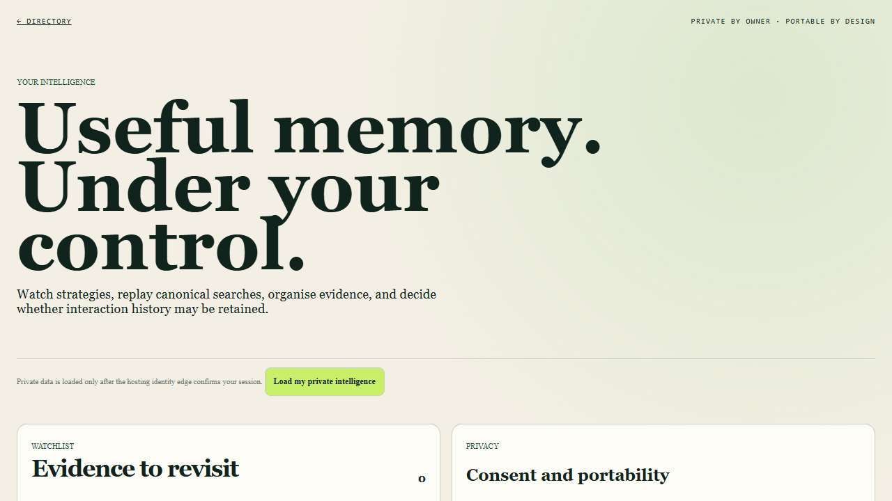 Strategy Directory — Account Desktop Final