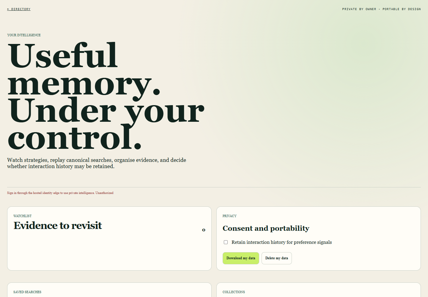 Strategy Directory — Account Desktop