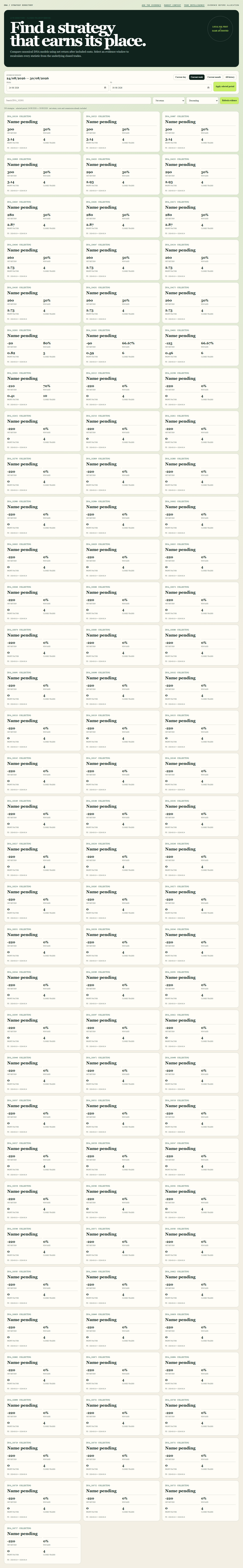 Strategy Directory — Directory Final Desktop