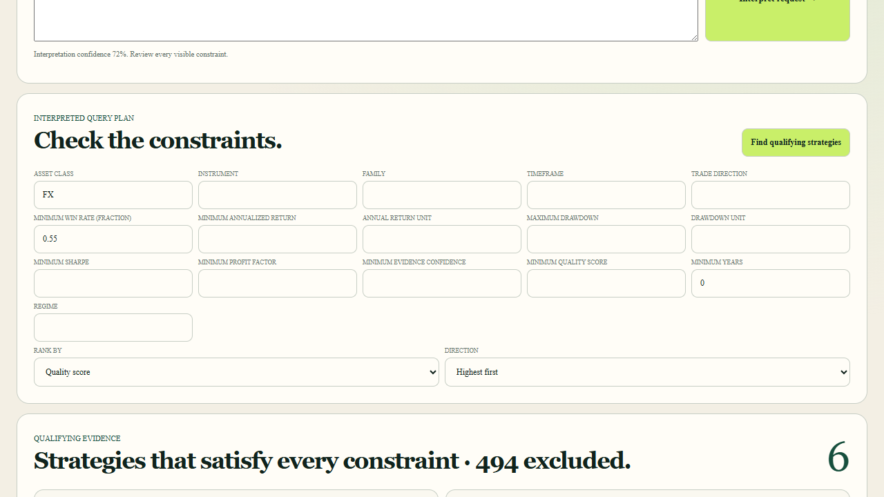 Strategy Directory — Finder Results Final