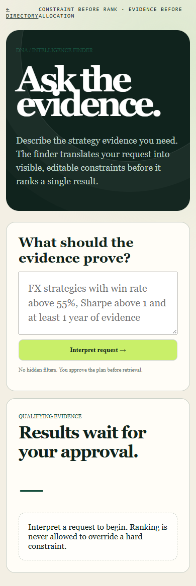 Strategy Directory — Intelligence Final Mobile