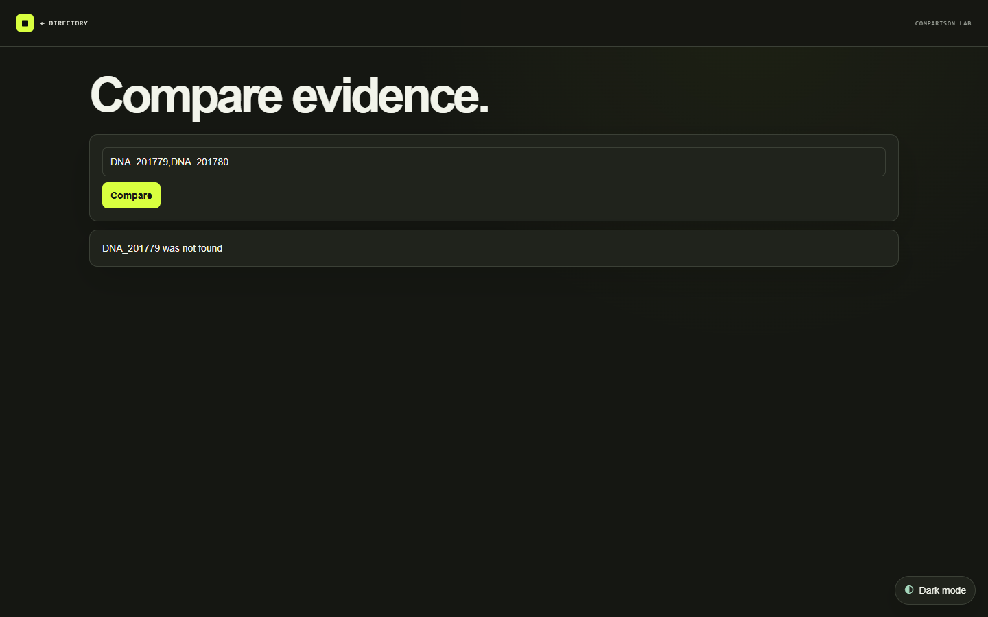 EP051 — Ep051 · Mobile Final Audit · Compare 1440 Dark