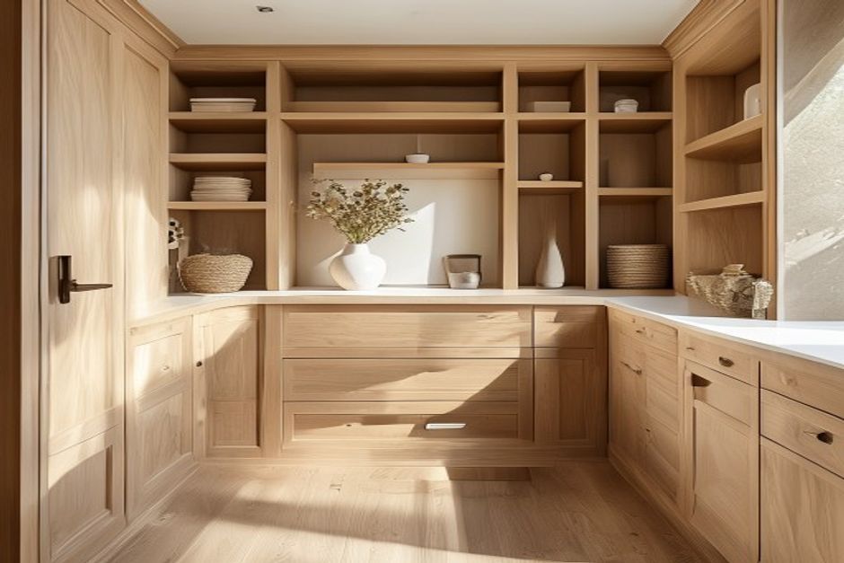 Illustrative timber interior detail